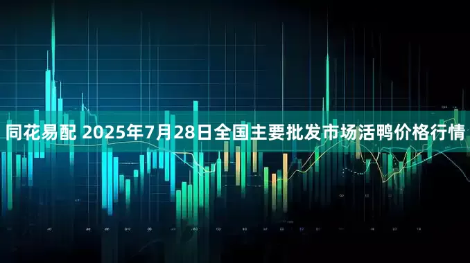 同花易配 2025年7月28日全国主要批发市场活鸭价格行情