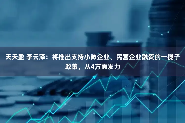 天天盈 李云泽：将推出支持小微企业、民营企业融资的一揽子政策，从4方面发力